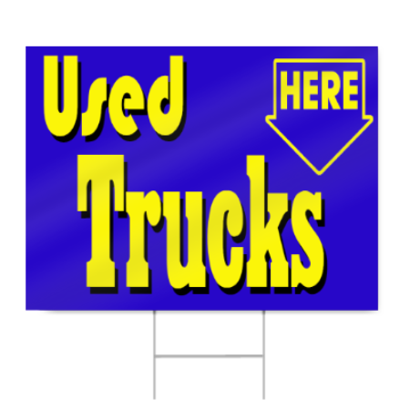 Used Trucks Sign