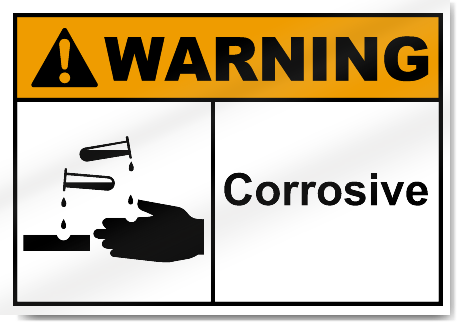 Corrosive Warning Signs