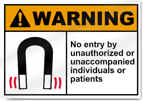 No Entry By Unauthorized Or Unaccompanied3 Warning Signs