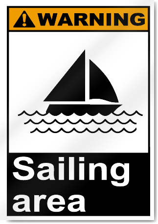 Sailing Area Warning Signs