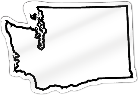 Washington Shaped Magnet - State Shaped Magnet