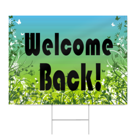 Welcome Back To School Sign