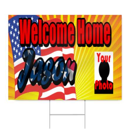 Welcome Home Sign for Navy