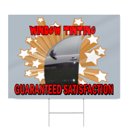 Window Tinting Sign