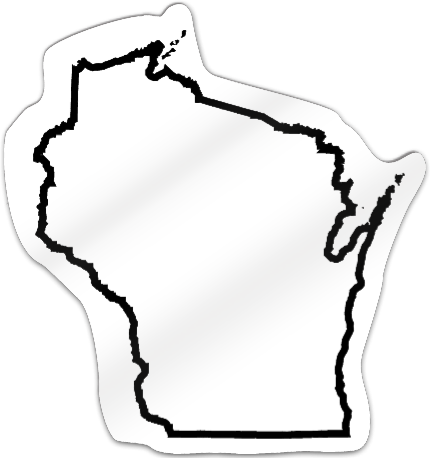 Wisconsin Shaped Magnet