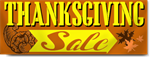 Thanksgiving Sale Banners