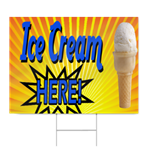 Homemade Ice Cream Sign