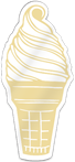 Ice Cream Cone Shaped Magnet