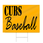 Junior High Baseball Sign