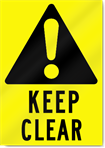 Keep Clear Sign 