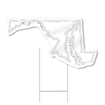 Maryland Shaped Sign