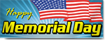 Patriotic Memorial Day Banners