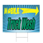 Mobile Truck Wash Sign