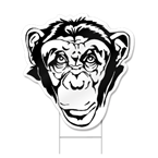 Monkey Shaped Sign