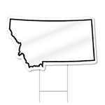 Montana Shaped Sign