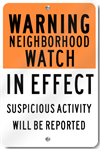 Community Neighborhood Watch Sign