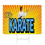 New Karate Sign