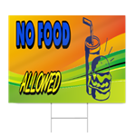 No Food Allowed Sign