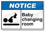 Baby Changing Room2 Notice Sign