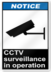 Cctv Surveillance In Operation Notice Signs