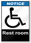 Rest Room Notice Signs