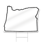 Oregon Shaped Sign