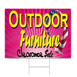 Outdoor Furniture Sign