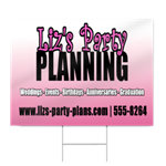 Party Planning Sign