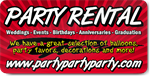 Party Rental Magnet