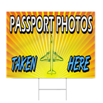 Passport Photos Taken Here