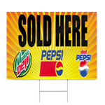 Pepsi Sold Here Sign