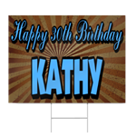 Personalized 30th Birthday Sign