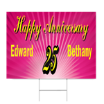 Personalized Anniversary Sign