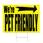 Pet Friendly Sign