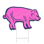 Pig Shaped Sign