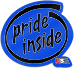 Pride Inside Shaped Magnet