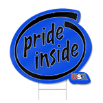 Pride Inside Shaped Sign