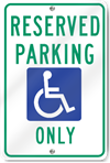 Reserved Parking (Graphic) Only Sign