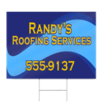 Roofing Services Sign