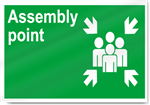 Assembly Point Safety Signs