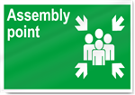 Assembly Point Safety Sign