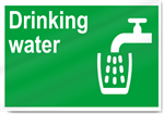 Drinking Water Safety Signs