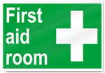 First Aid Room Safety Signs