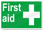 First Aid Safety Signs