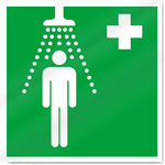 Safety Shower Symbol Safety Signs