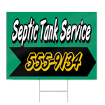 Septic Tank Service Sign