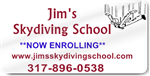 Skydiving School Vehicle Magnet