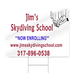 Skydiving School Sign