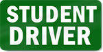 Green Student Driver Magnet
