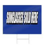 Sunglasses Sold Here Sign